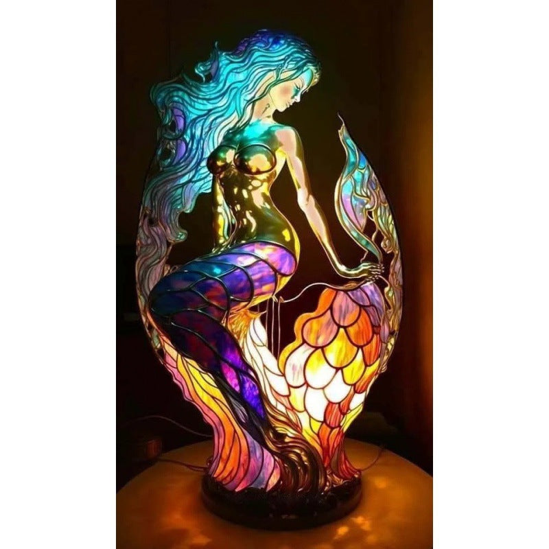 3D Colored Animal Light Desk Lamp Animal Series Decorative Night Light Animal Elephant Owl Cat Vintage Table Lamp Home Decoration