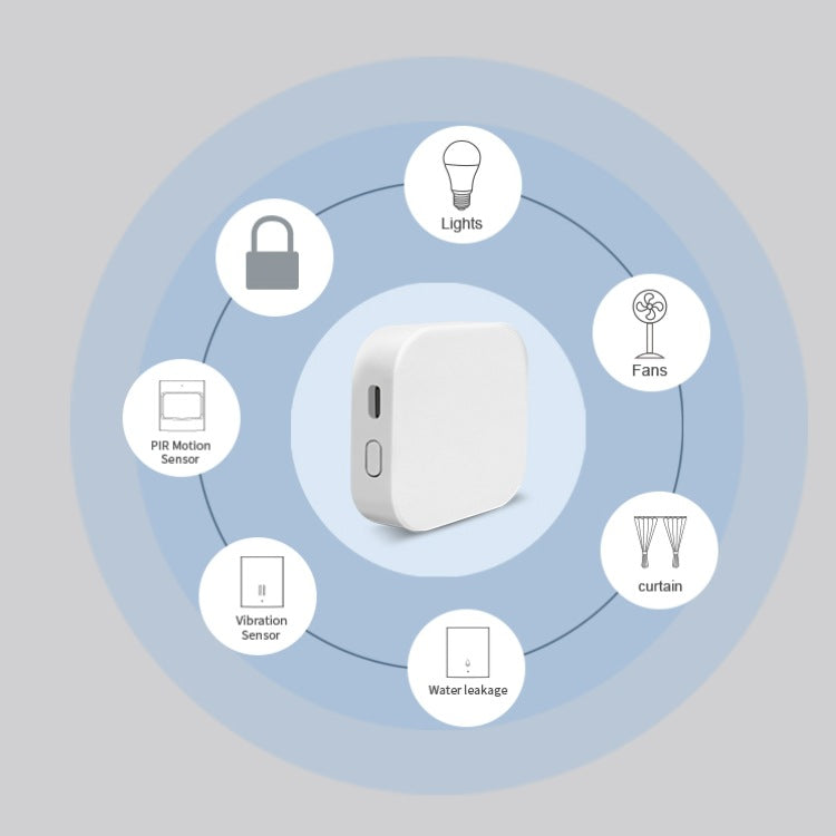 Wireless Gateway Security Door And Window Magnet Temperature And Humidity Sensor Suit